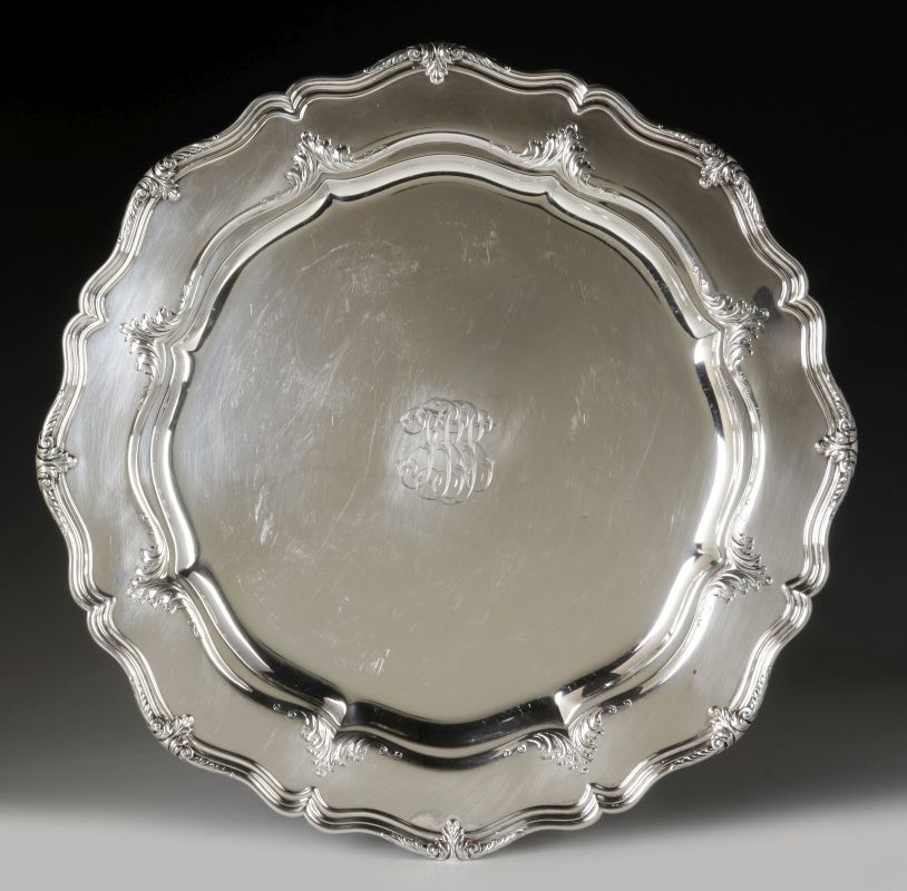 A GORHAM DURGIN STERLING SILVER PLATTER 