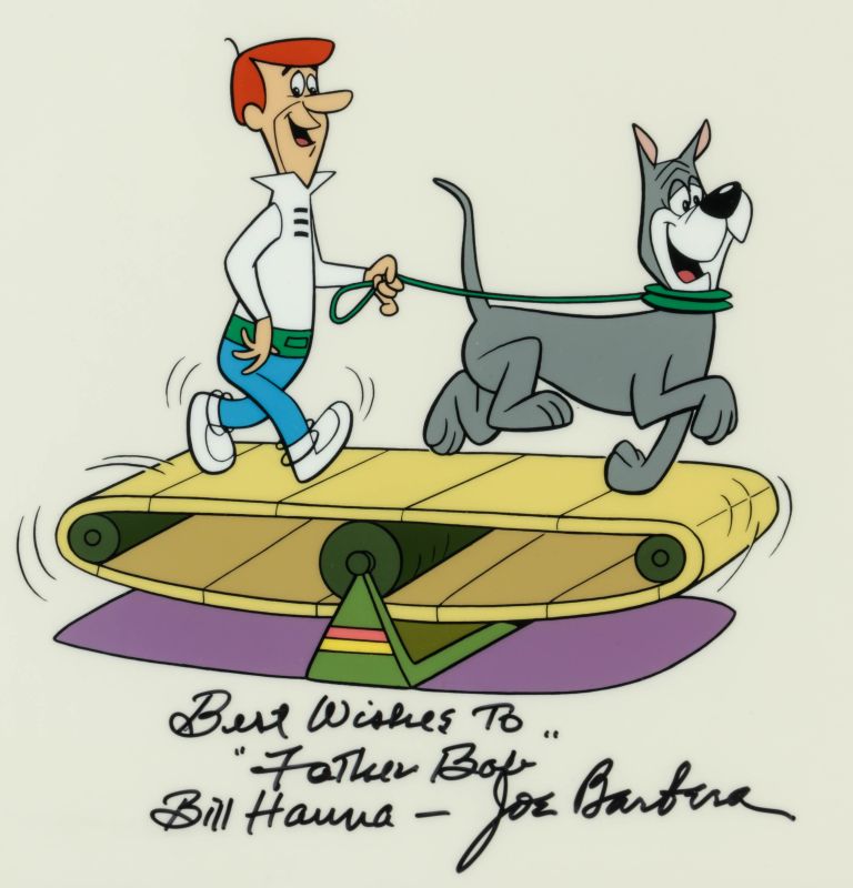 A HANNA-BARBERA JETSONS ORIGINAL SERIGRAPH CEL 