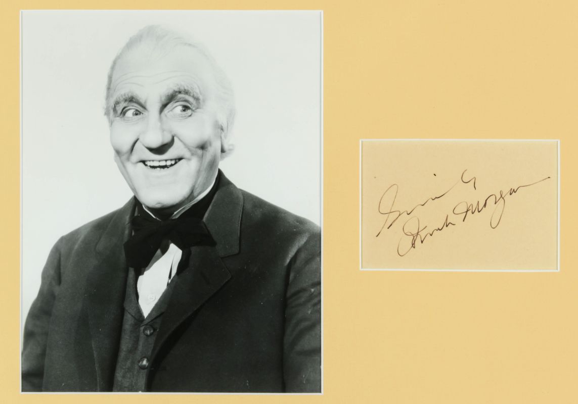 SIGNATURE OF ACTOR FRANK MORGAN, THE WIZARD OF OZ 