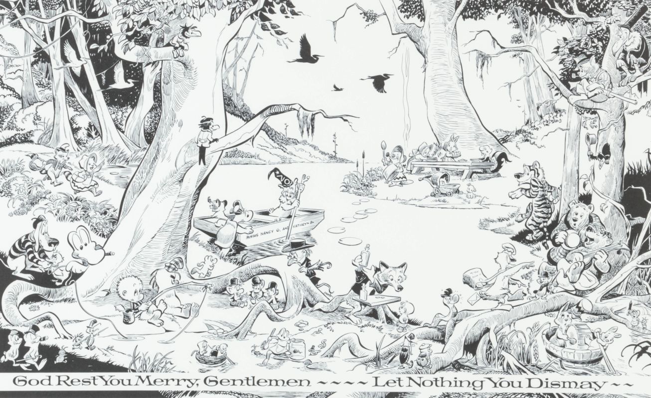 WALT KELLY POGO COMICS LIMITED EDITION PRINT