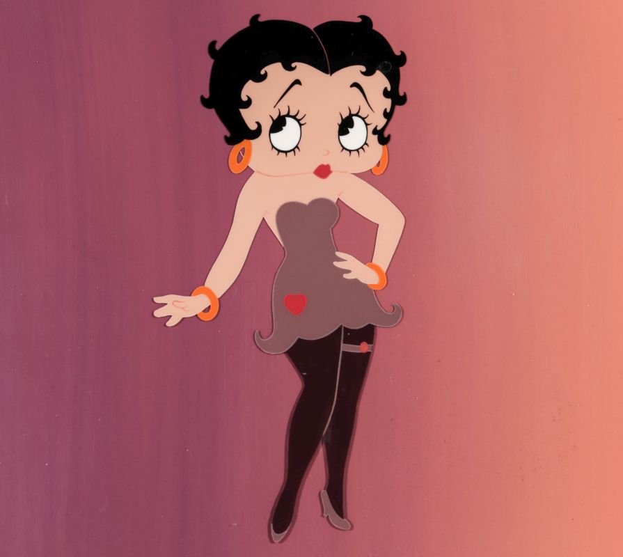 GRIM NATWICK (1890-1990) BETTY BOOP ANIMATION CEL