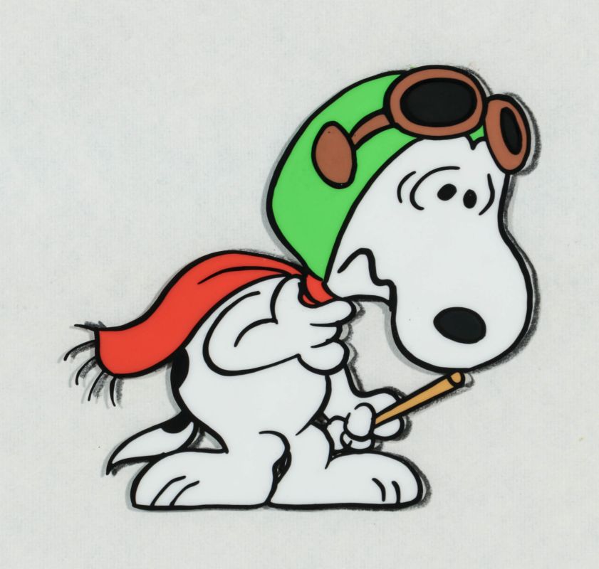 SCHULZ PEANUTS EASTER BEAGLE MOVIE PRODUCTION CEL