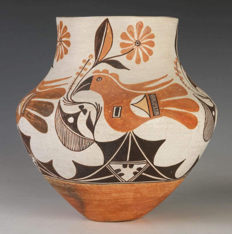 LOLITA CONCHO (BORN 1910) ACOMA POTTERY OLLA