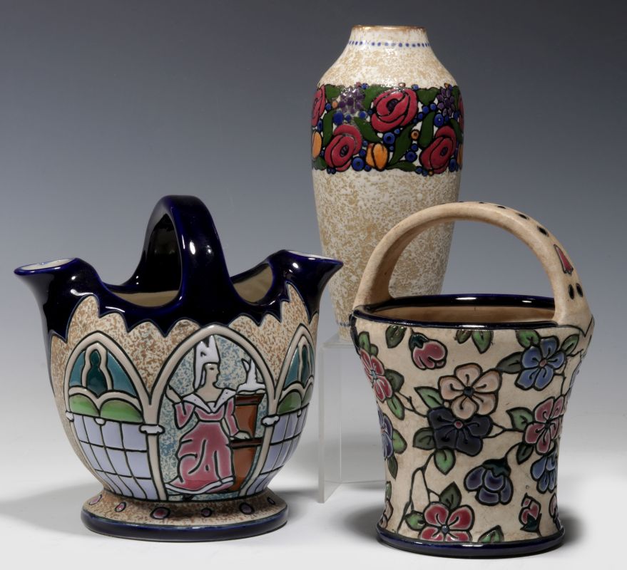  CZECH AMPHORA AND AUSTRIAN ART POTTERY