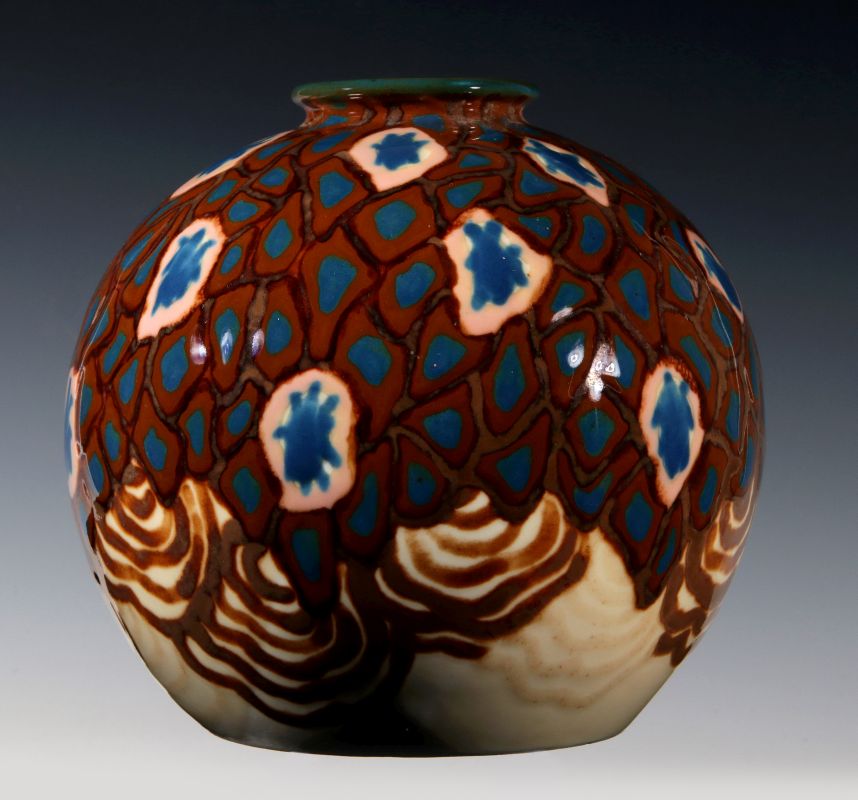 A CAMILLE THARAUD (1878-1956) ART DECO VASE