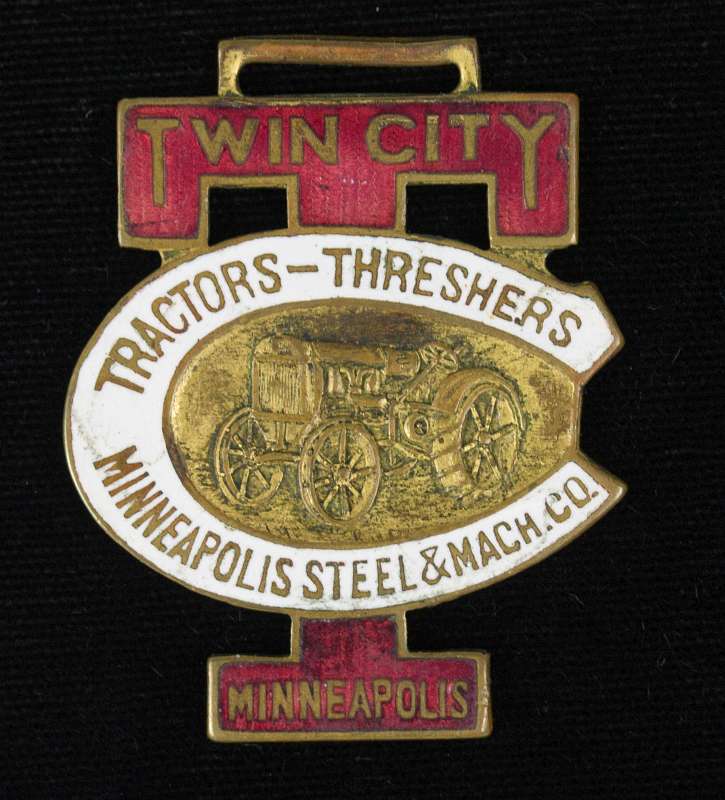 MINNEAPOLIS STEEL & MACH. CO. ENAMEL ADVTNG FOB