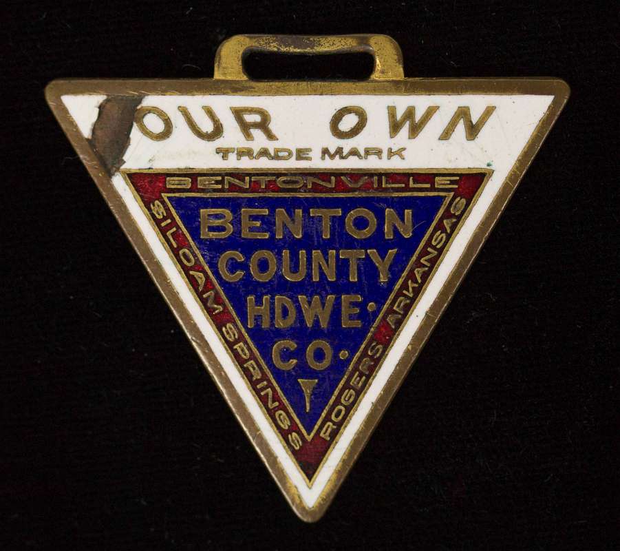 BENTON COUNTY ARK HARDWARE CO. ADVERTISING FOB