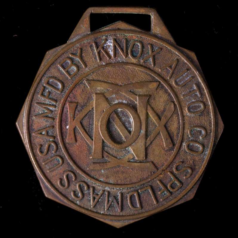 KNOX AUTOMOBILE COMPANY ADVERTISING FOB