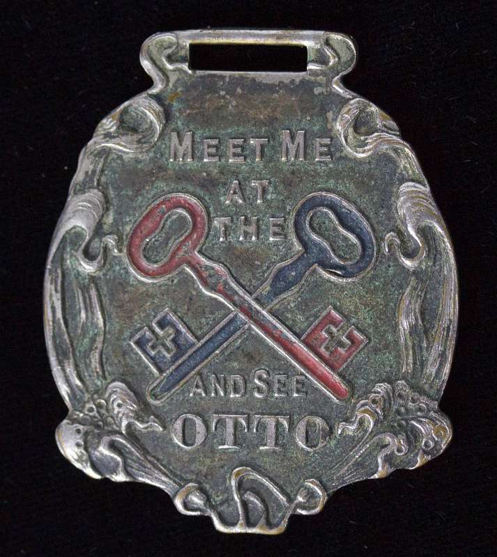 CROSSED KEYS INN ADVERTISING FOB, ANDOVER, N.J.