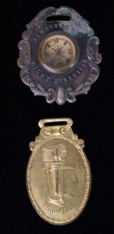 SHARPLES SEPARATOR, NELSON & JUEL ADVERTISING FOBS