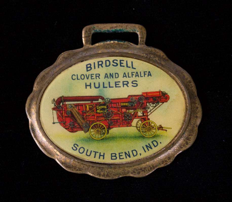 BIRDSELL CLOVER HULLING IMPLEMENT ADVERTISING FOB