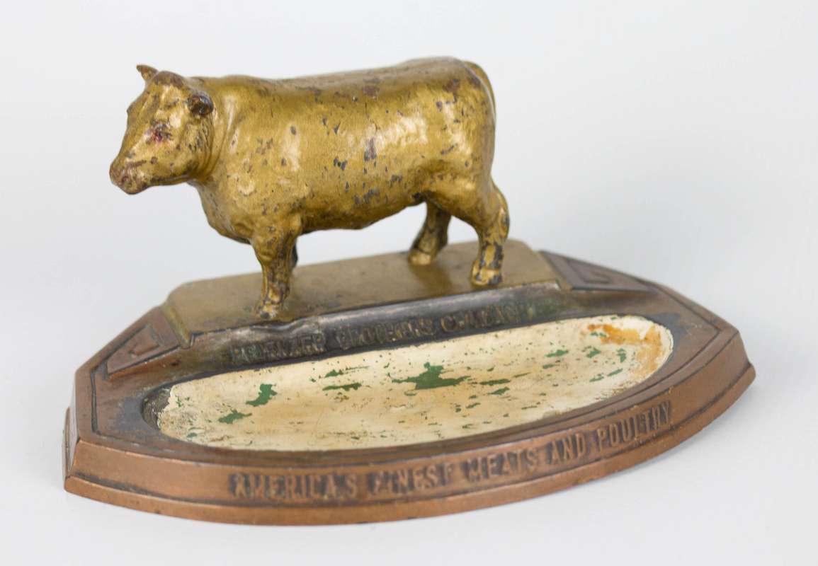 PFAELZER BROS CHICAGO BULL FIGURAL ADVERTISING 