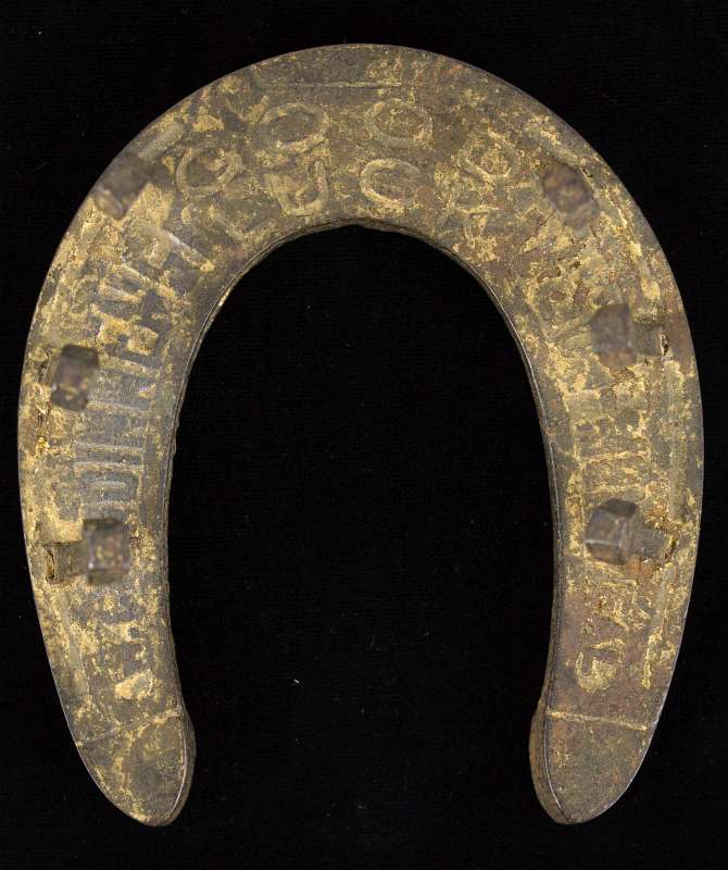 CLENDINNENG MONTREAL FOUNDRY ADVERTISING HORSESHOE