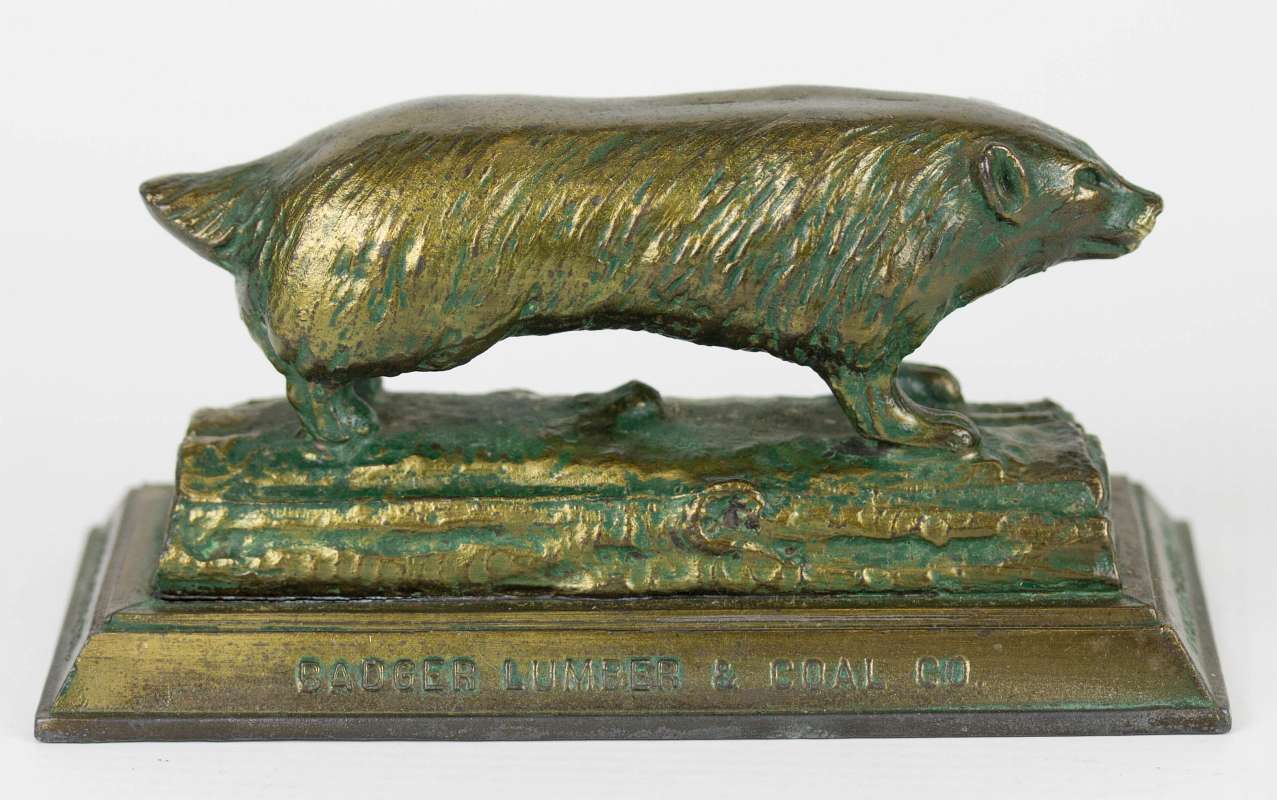 BADGER LUMBER & COAL KCMO ADVERTISING PAPERWEIGHT