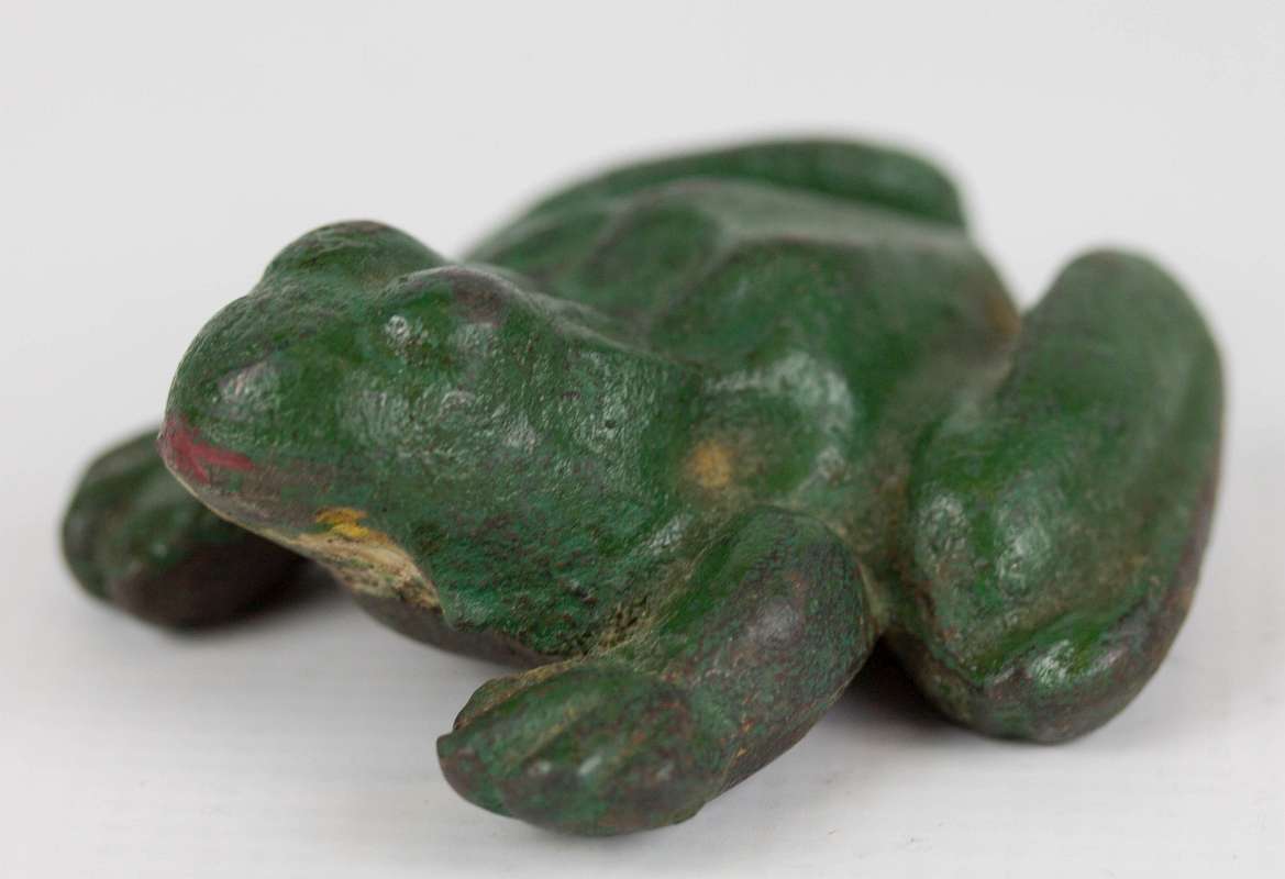 DEMPSTER WINDMILL IRON FROG ADVTG PAPERWEIGHT