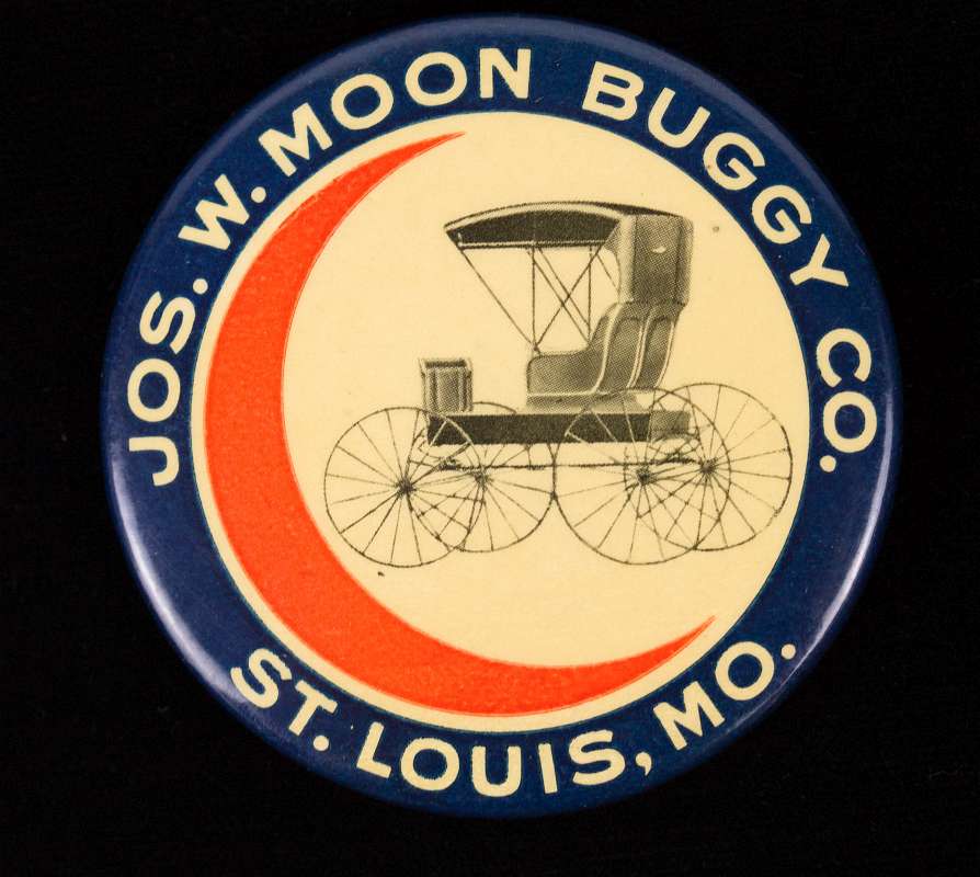 JOS. W. MOON BUGGY CO ST. LOUIS MO POCKET MIRROR