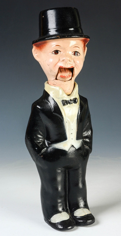 A CIRCA 1935 CHARLIE MCCARTHY COMPOSITION DOLL 