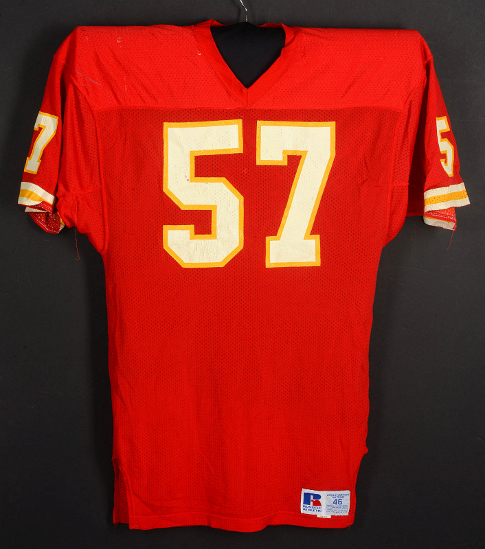 PRIEST HOLMES KANSAS CITY CHIEFS GAME WORN JERSEY