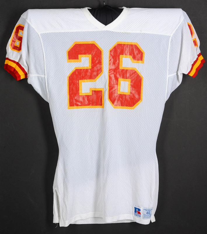 SKIP LANE KANSAS CITY CHIEFS GAME WORN JERSEY