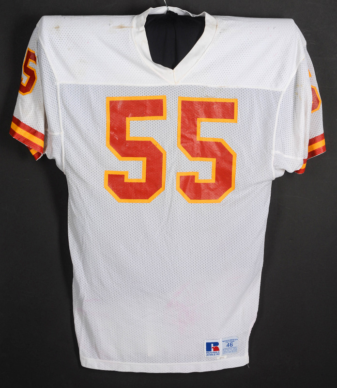 LOUIS COOPER KANSAS CITY CHIEFS GAME WORN JERSEY