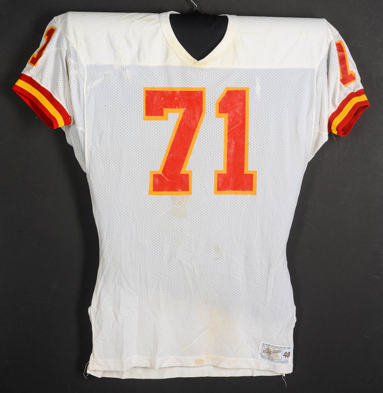 TOM DOHRING KANSAS CITY CHIEFS GAME WORN JERSEY