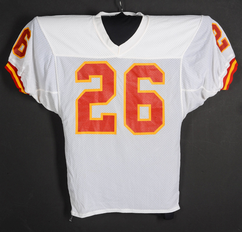 PAUL PALMER KANSAS CITY CHIEFS GAME WORN JERSEY