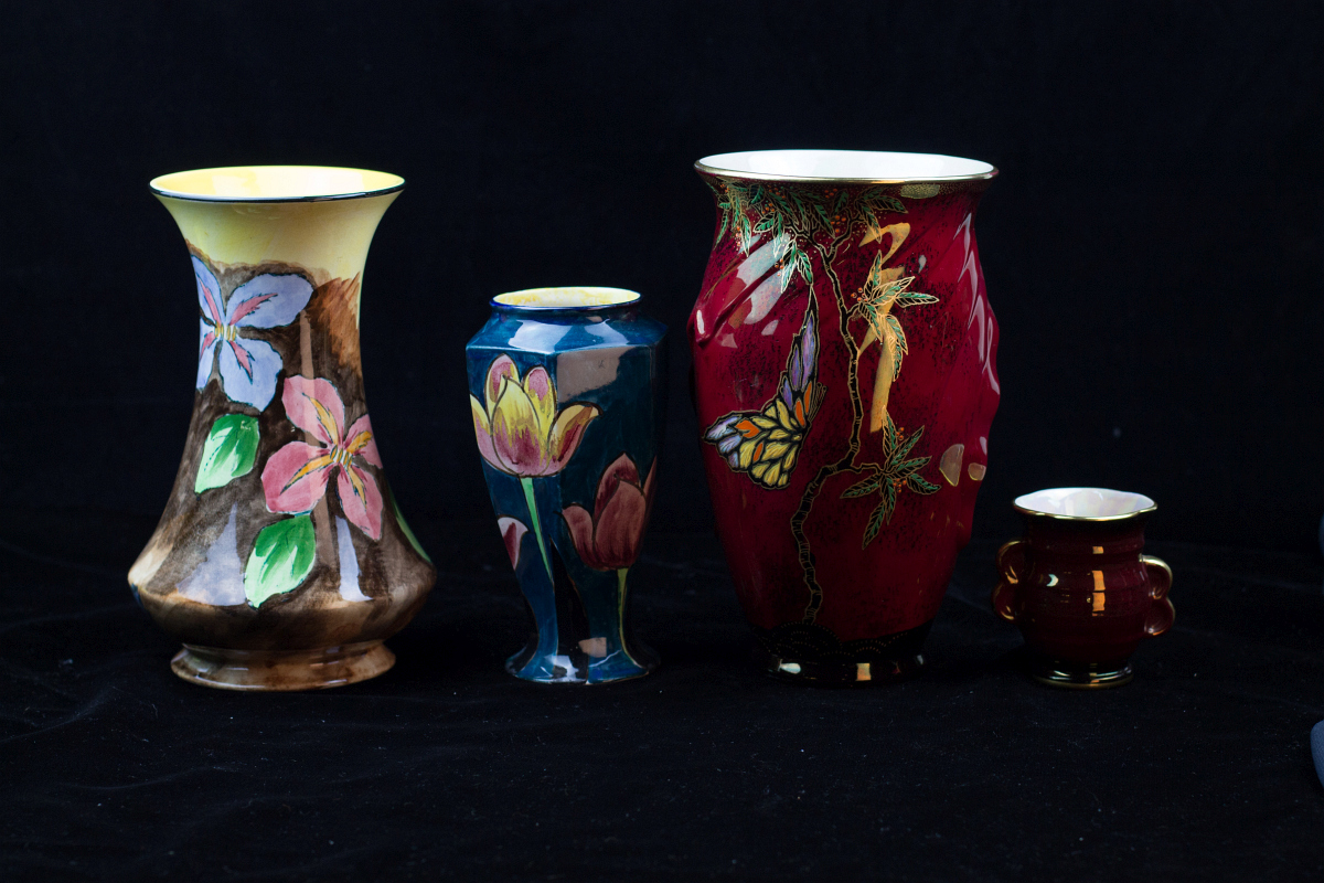 A COLLECTION OF BRITISH ART DECO CERAMICS C. 1930