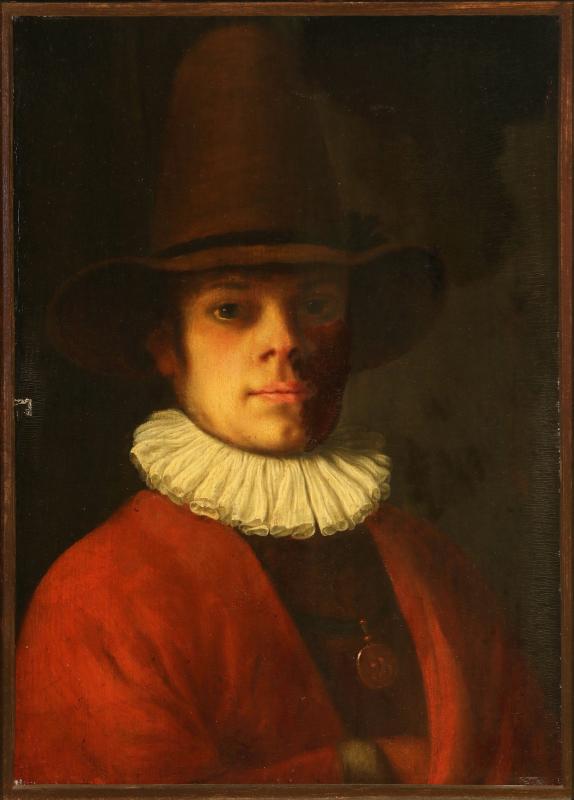 AFTER BARENT FABRITIUS, SELF PORTRAIT ON PANEL