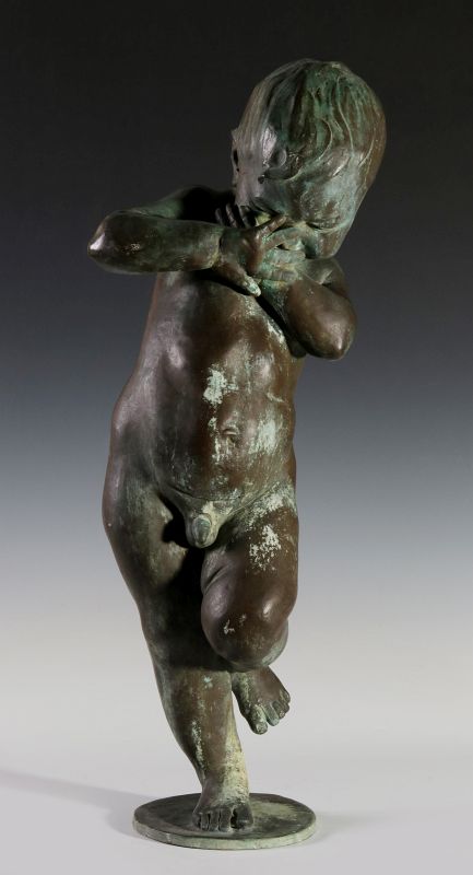 RAFFAELLO ROMANELLI (1856 - 1928) BRONZE SCULPTURE