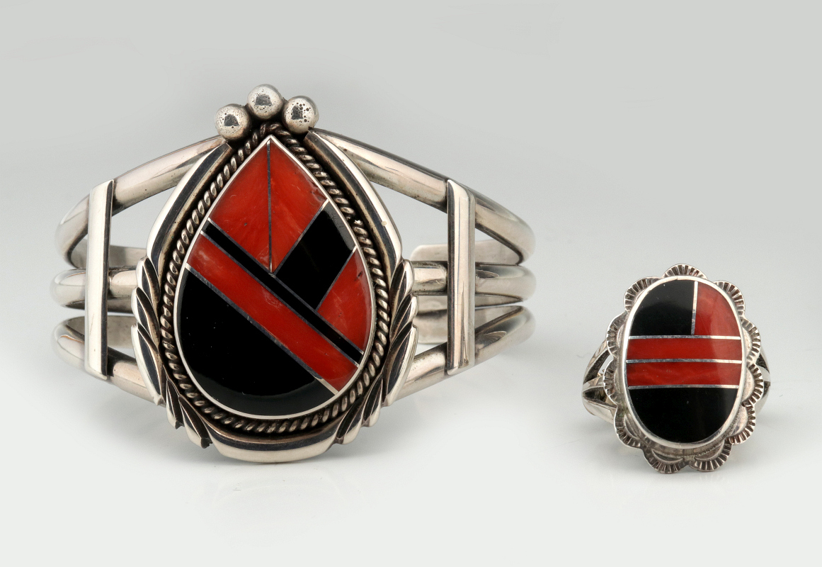 AARON TOADLENA AND PETE SANCHEZ NAVAJO JEWELRY