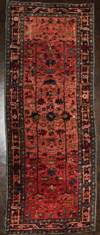 A 1930s GERMAN TETEX HAND HOOKED PERSIAN MOTIF RUG