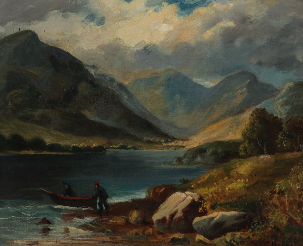 A 19TH CENTURY SCOTTISH SCHOOL OIL ON CANVAS