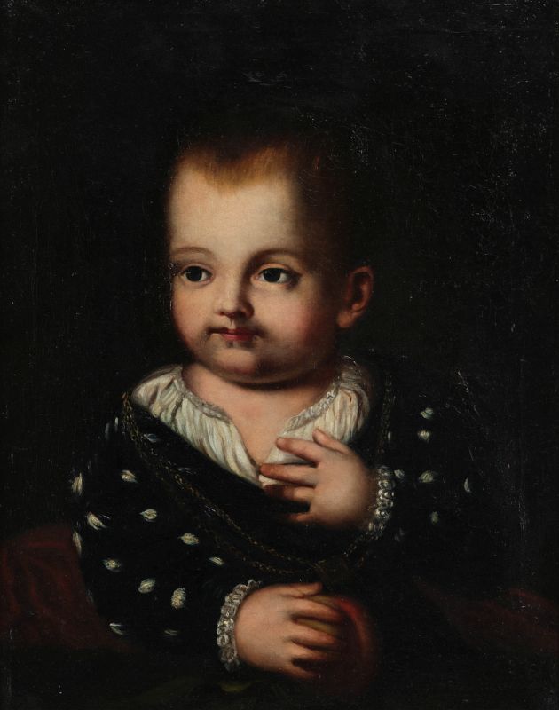 A 19TH C. ITALIAN SCHOOL PORTRAIT OF A CHILD