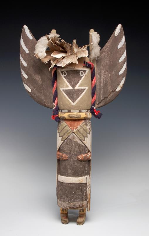 A CONTEMPORARY CROW MOTHER HOPI KACHINA DOLL