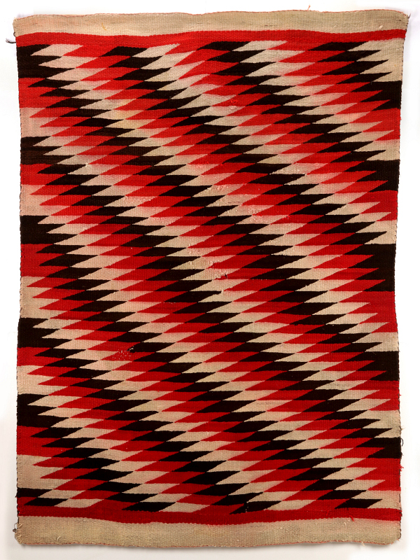 A NAVAJO TRANSITIONAL WEAVING