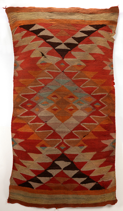 AN UNUSUAL NAVAJO TRANSITIONAL WEAVING