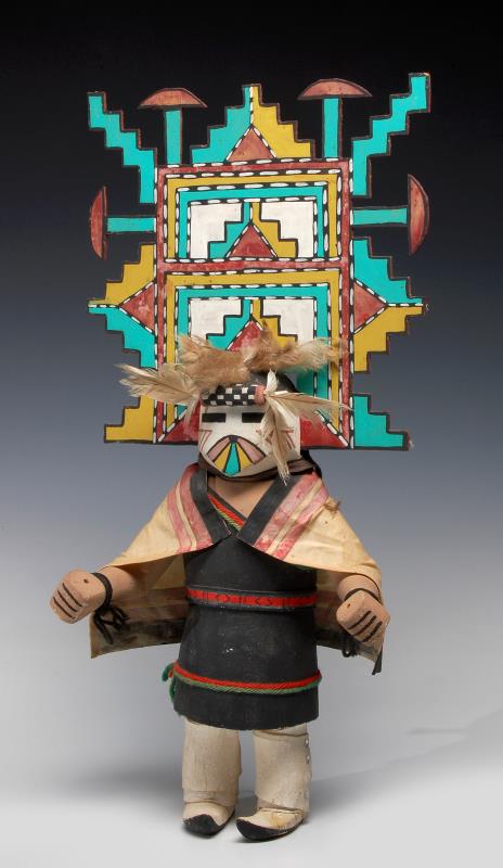 A 20TH C. PALIK MANA HOPI COTTONWOOD KACHINA