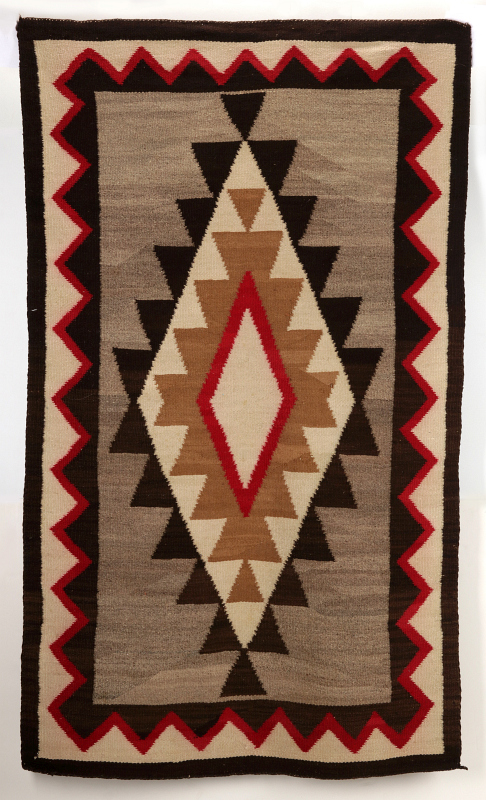 A CIRCA 1940s NAVAJO GANADO WEAVING