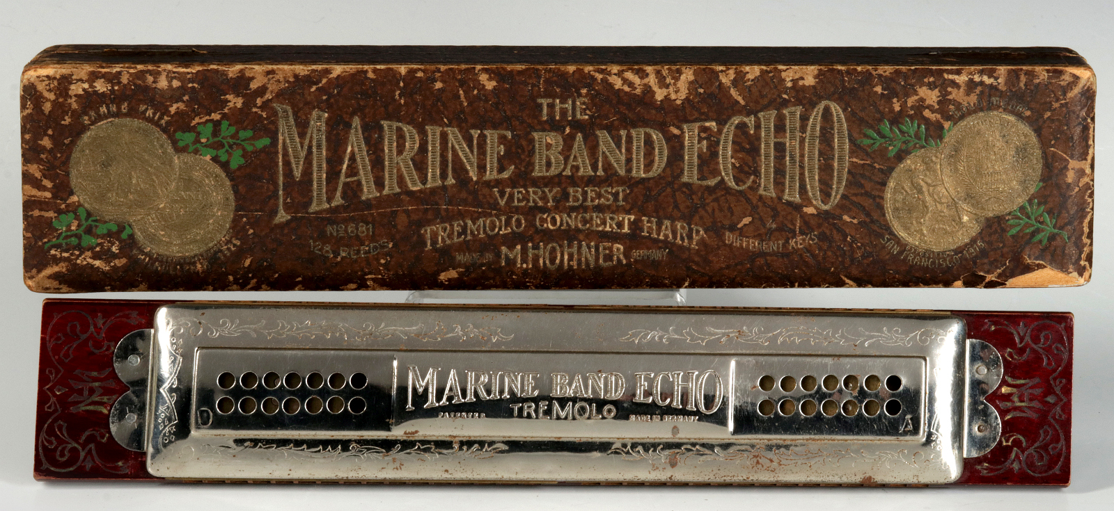 M. HOHNER MARINE BAND ECHO HARMONICA