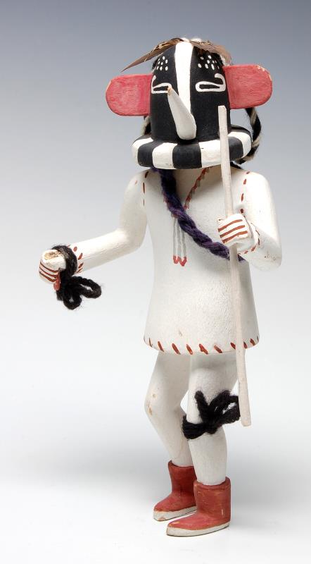 A 20TH CENTURY HOPI KOKOPELLI KACHINA DOLL