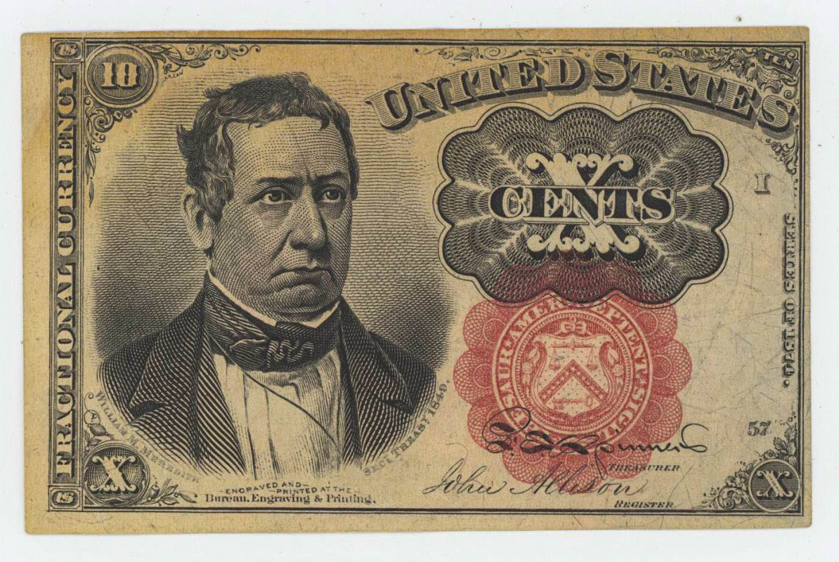 TEN CENT FACTIONAL CURRENCY