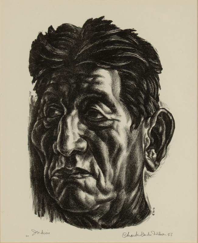 CHARLES BANKS WILSON (1918-2013) SIGNED LITHOGRAPH