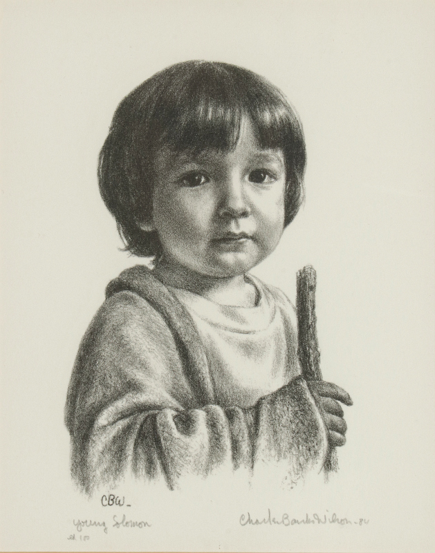 CHARLES BANKS WILSON (1918-2013) SIGNED LITHOGRAPH