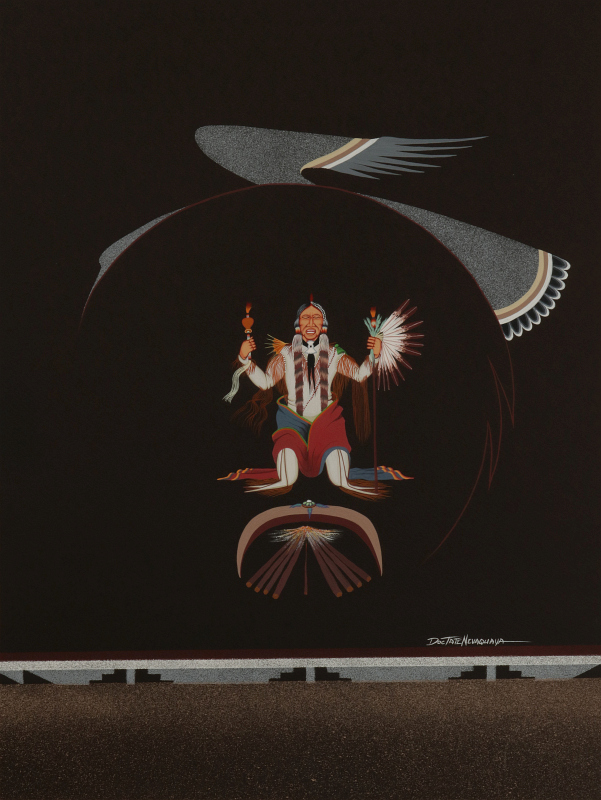 DOC TATE NEVAQUAYA (1932-1996) MIXED MEDIA