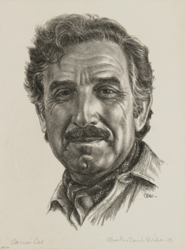 CHARLES BANKS WILSON (1918-2013) SIGNED LITHO