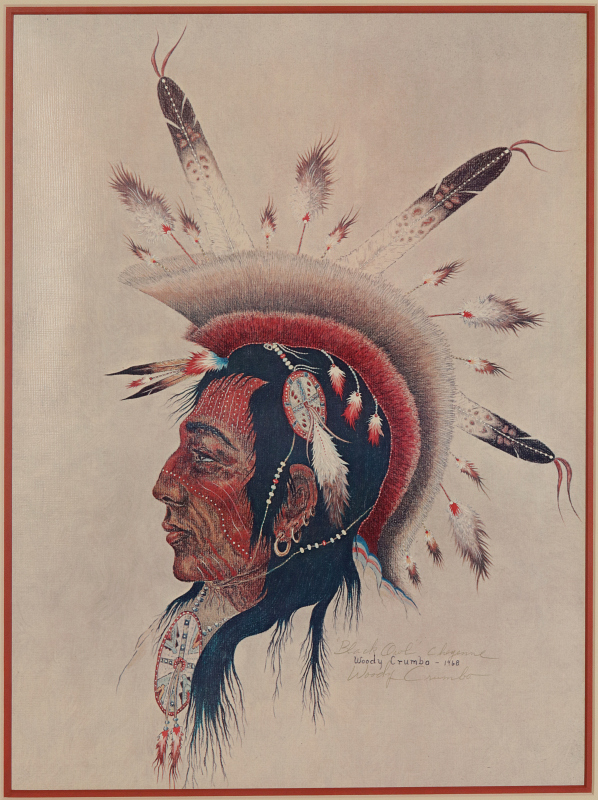 WOODY CRUMBO (1912-1989) PENCIL SIGNED PRINT