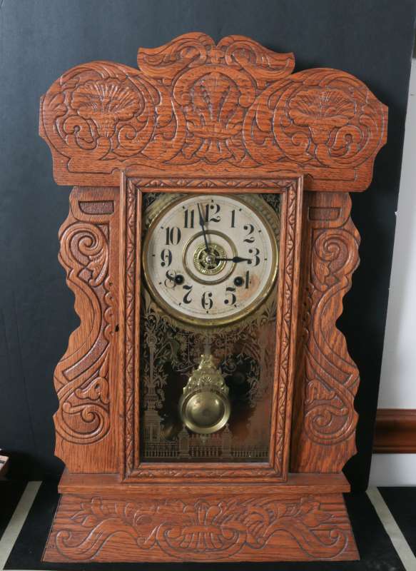 A NEW HAVEN MERCHANT'S LINE B KITCHEN CLOCK