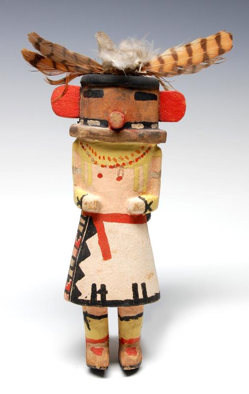 A CIRCA 1925 HOPI RUGAN KACHINA DOLL