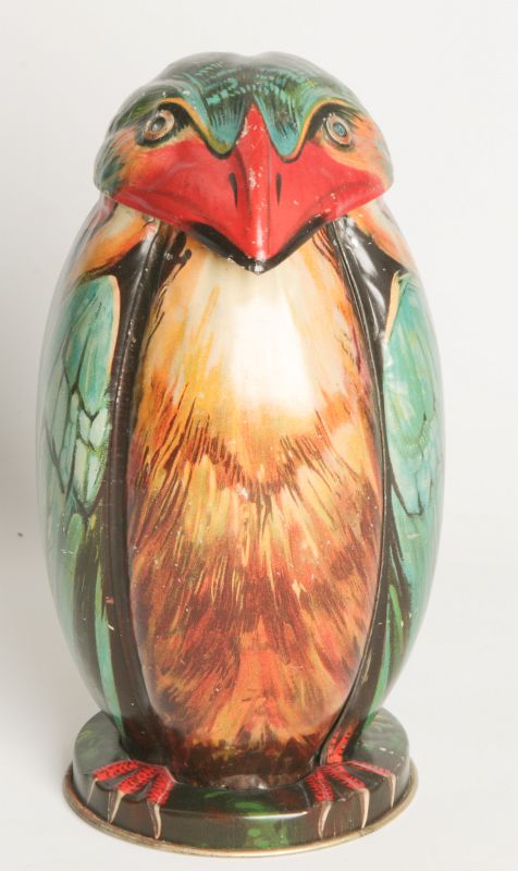 A BLUE BIRD TIN LITHO BISCUIT TIN CIRCA 1911