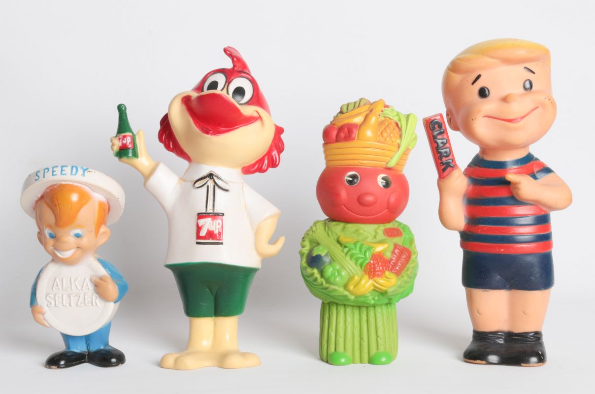 FOUR 20TH C. AMERICAN ADVERTISING FIGURES